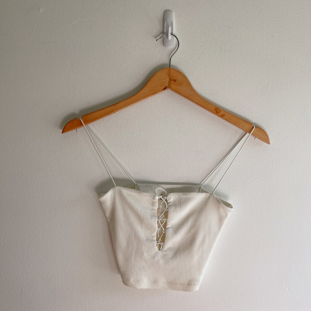 NWOT White Crop Top